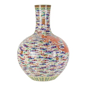 A Chinese blue and white Buddha figure