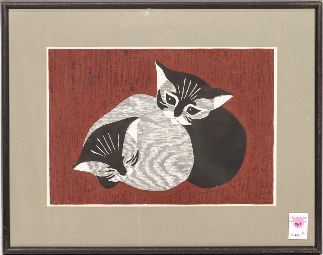 Kiyoshi Saito - Two Kittens (1 of 1)