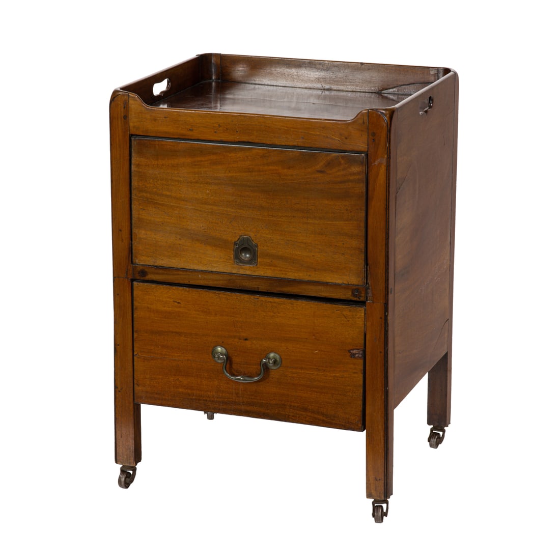 An English George III bedside cabinet (1 of 5)