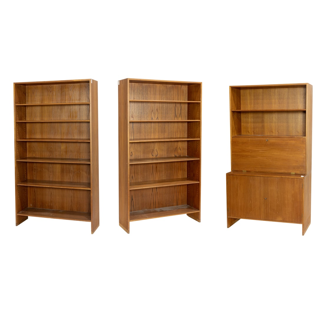A Danish Modern teak bookcase cabinet (1 of 8)