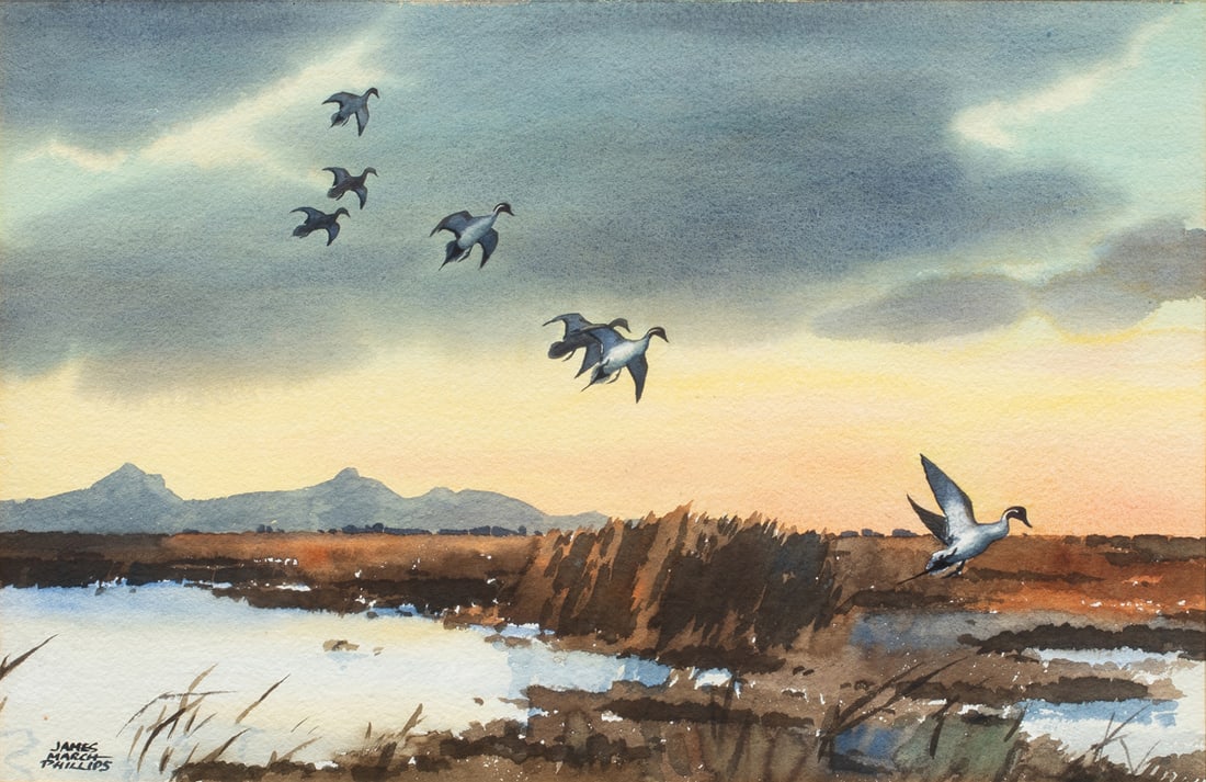 Watercolor, James March Phillips (1 of 4)