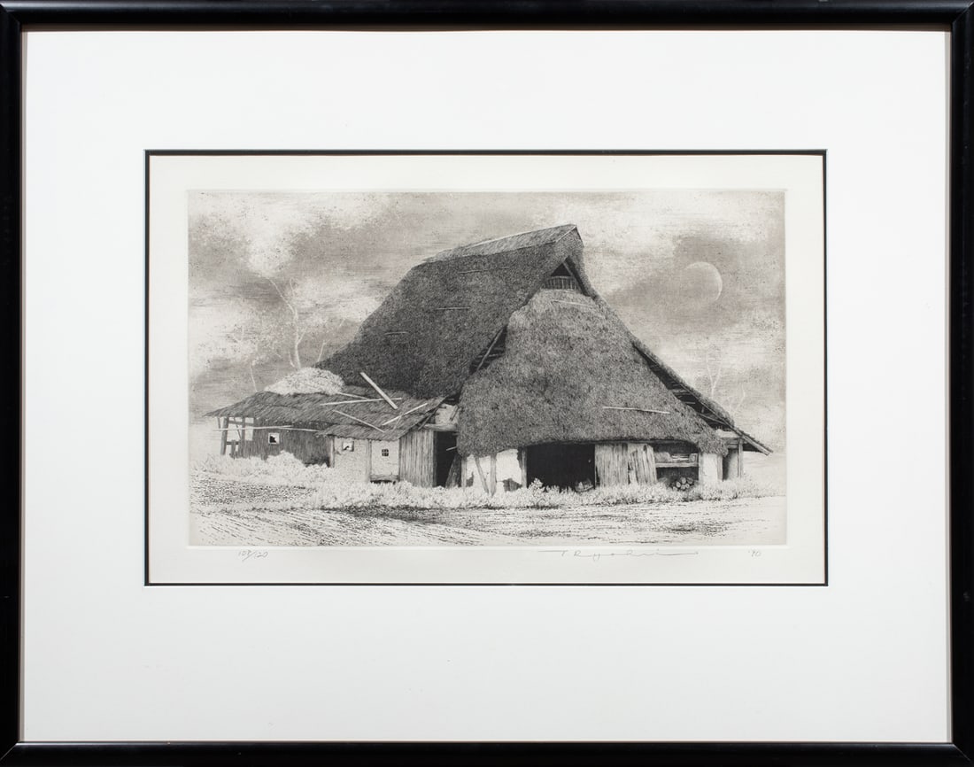 Tanaka Ryohei (1933-2019) - Ruined Farm House (1 of 3)