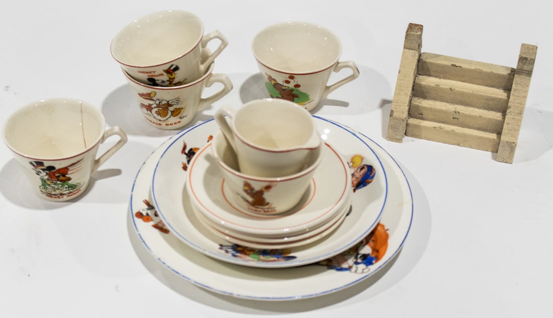 A group of Disney Child's tea wares (1 of 1)