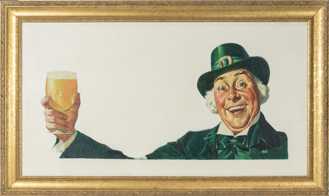Painting, Saint Patrick's Day Beer ad (1 of 1)