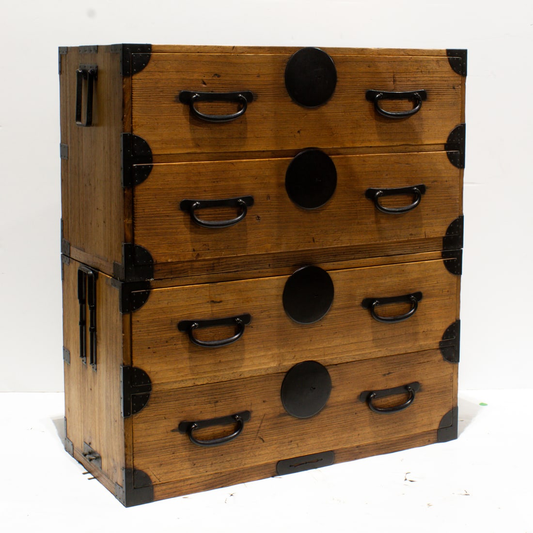 A Japanese two-part isho tansu (1 of 1)