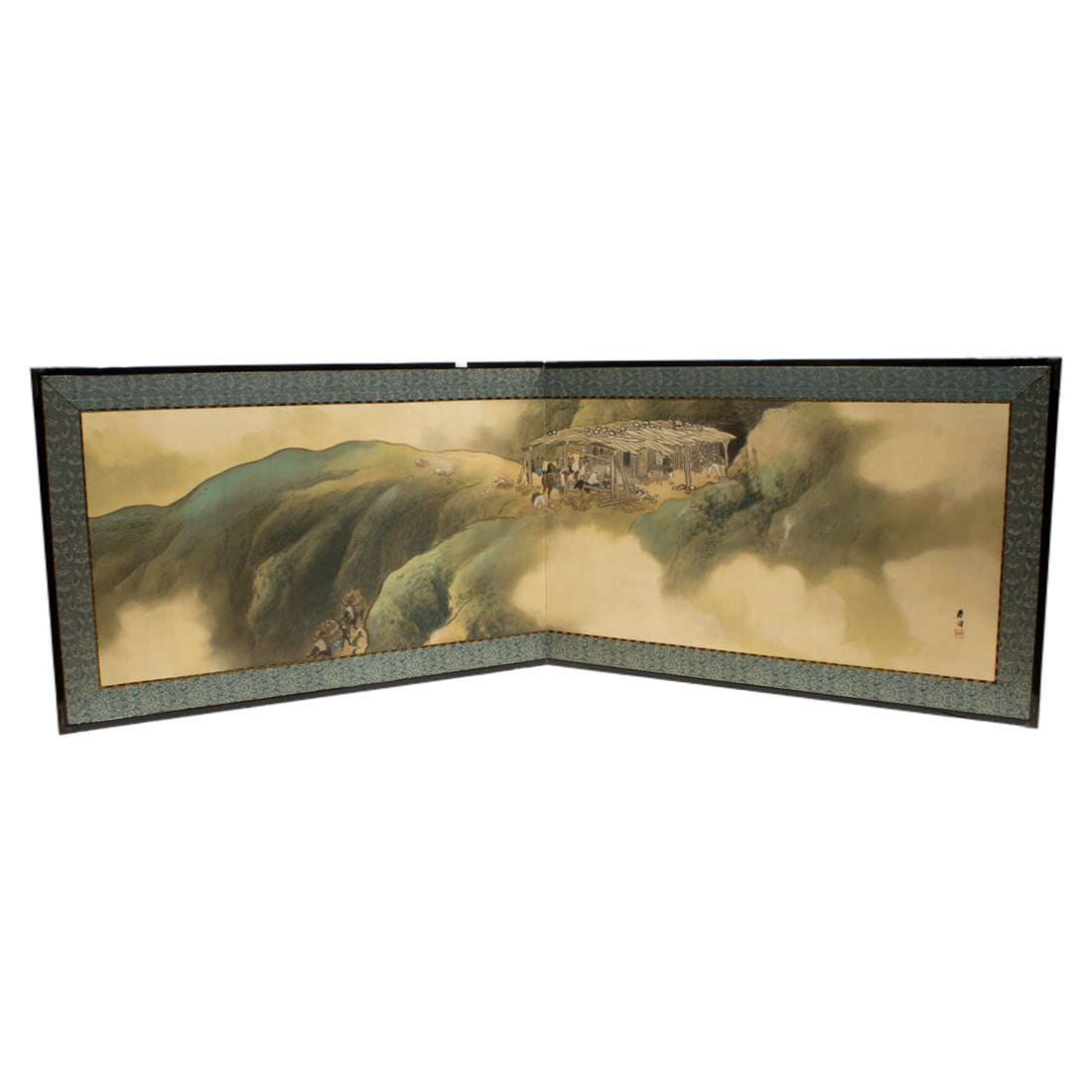 A Japanese two-panel screen (1 of 1)