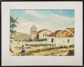 Watercolor, American School, 20th Century