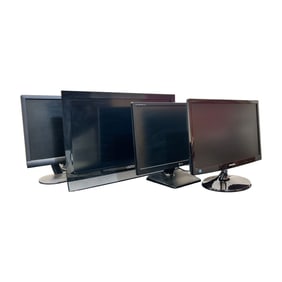 Group of 4 Monitors