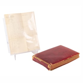 An antique photo album depicting thirty-six views of the 1906 San Francisco earthquake