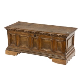 An Italian Renaissance style walnut cassone