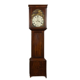 A Scottish mahogany cased longcase clock, Walter McAdams