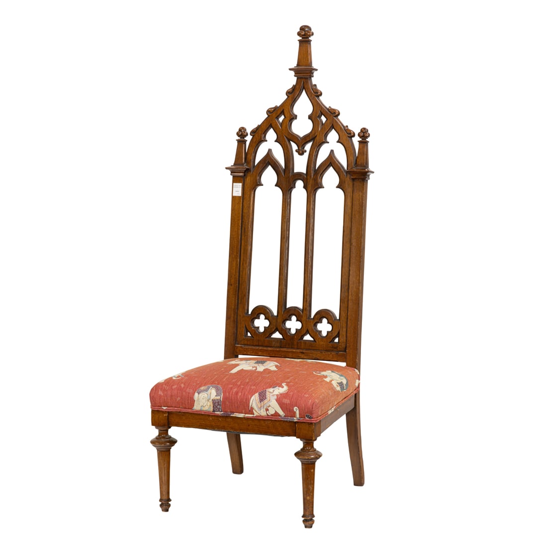 A Gothic Revival oak chair (1 of 4)