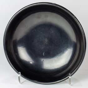 A Maria Poveka Martinez blackware bowl