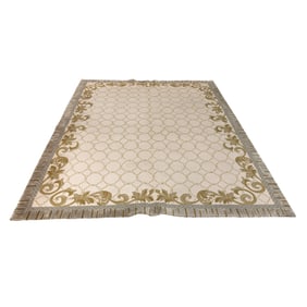 A contemporary custom carpet