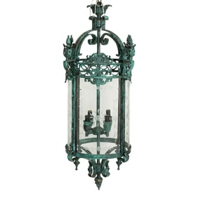 A French Neoclassical style foyer pendant