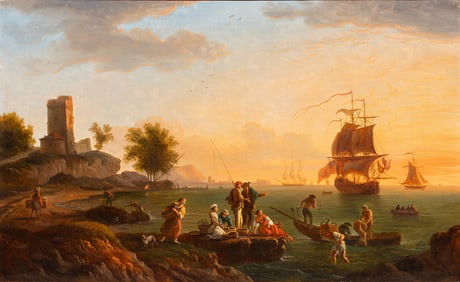 Painting, Follower of Claude-Joseph Vernet