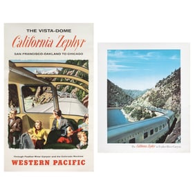 Travel Posters, Western Pacific Railroad