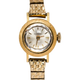 A Hamilton 14k white gold dress wristwatch