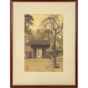 Hiroshi Yoshida (1876-1950) - Plum Gateway