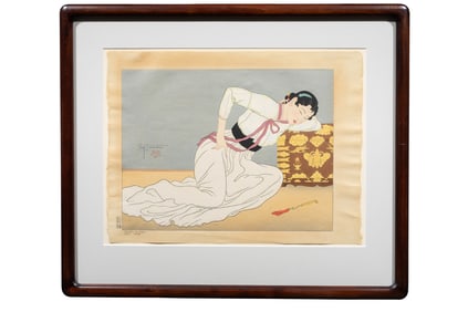 Paul Jacoulet (1896-1960) - Tempete du Coeur/Seoul Coree