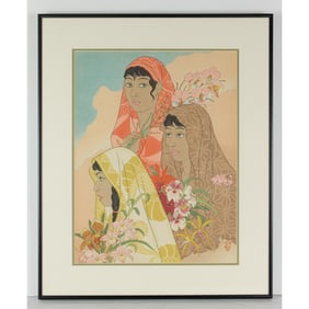 Paul Jacoulet (1896-1960) - Le Etoile De Cobi Mongole