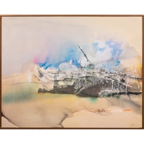 Chuang Che (Zhuang Zhe, born 1934) - Untitled Abstract Landscape