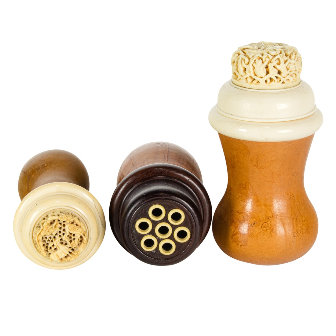 (lot of 3) Chinese molded gourd cricket cages (1 of 4)