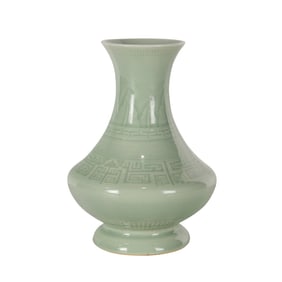 A Chinese celadon glazed vase