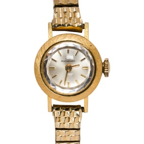 two tone gold watch