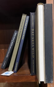 A group of books with various titles