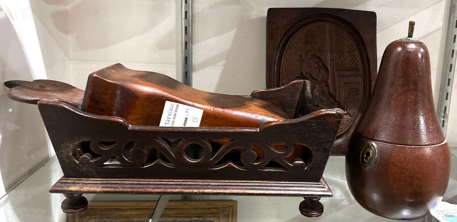 Four treen and other carved wood articles (1 of 1)