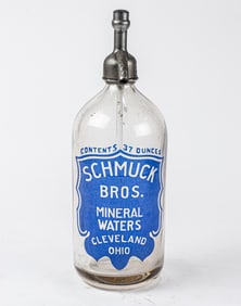 A Schmuck Bros. mineral water soda dispenser