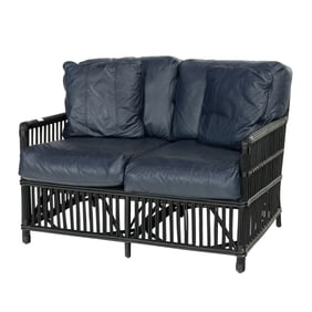 A McGuire style leather sofa