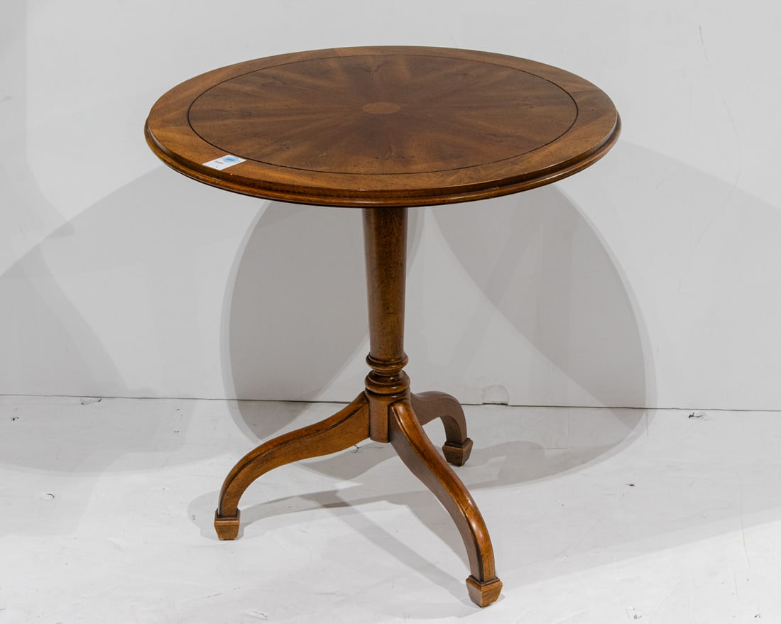A tea table: A tea table, 25"h x 24"w