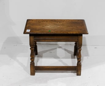 An English joint stool or side table