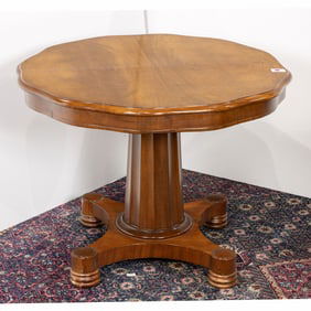 A Regency style pedestal table, 20th century