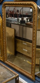 A Victorian gilt gesso mirror