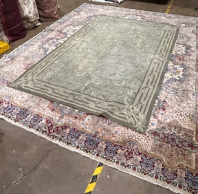 An Aubusson carpet