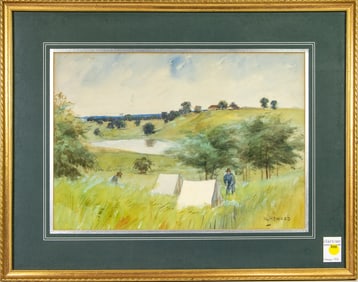 Watercolor, American School (20th century)