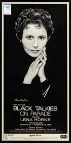 Poster, "5th Annual Black Talkies on Parade"