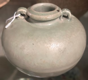 A Chinese longquan celadon jar