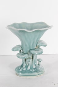 A Chinese celadon glazed 'mushroom' vase