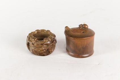 (lot of 2) Chinese scholar's object