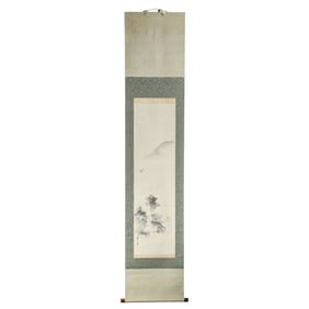 Nikka Tanaka (19th century) - Landscape with Bird