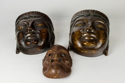 (lot of 3) Japanese masks