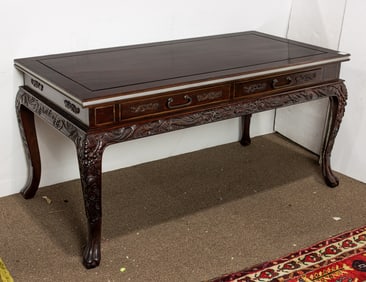 A Chinese hardwood desk