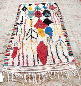 A contemporary Moroccan carpet