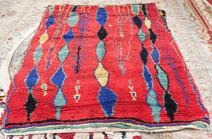 A contemporary Moroccan carpet