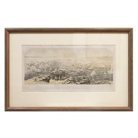 Print, View of the Town and Harbour of San Francisco
