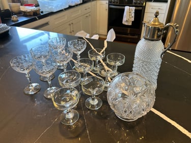 Group of Crystal Glasses